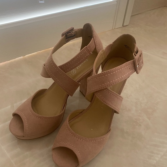 👠Chinese Laundry Pink Strappy Heels 👠 - Picture 5 of 7